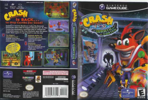 Crash Bandicoot The Wrath Of Cortex Cover - Click for full size image